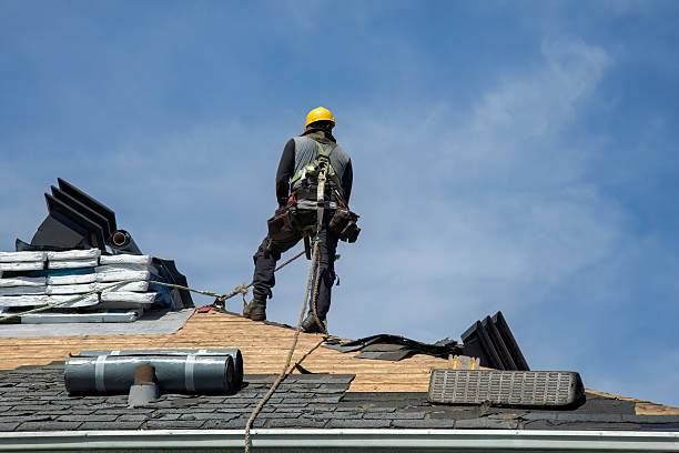 Professional Roofing technician working in Waterford, MI